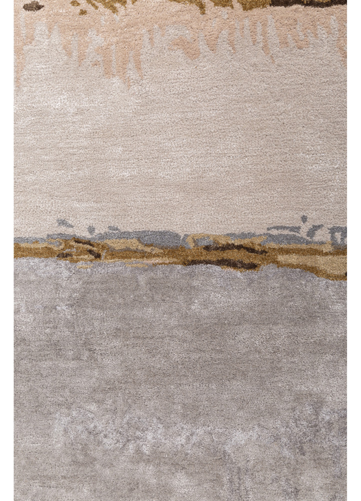 genesis ivory wool and viscose hand tufted Rug - CloseUp genesis ivory wool and viscose hand tufted Rug - CloseUp